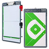 Champion Sports Dry Erase Clipboard for Coaching Baseball - Whiteboards for Strategizing, Techniques, Plays - 2-Sided Clipboards with Clip - Front Side Full Feild - Backside 2-Team Lineup (BSBOARD)
