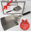 Checkered Chef Pizza Peel - Large Stainless Steel Metal Pizza Paddle with Folding Handle, Outdoor Pizza Oven Accessories - 9.5 x 13 Inch