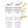 Babo Botanicals Sensitive Baby Fragrance-Free Daily Hydrating Baby Lotion - Shea Butter & Jojoba Oil - For body & face - For Babies, Kids & Adults with Sensitive Skin - EWG Verified - Vegan - 2-Pack