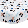 Lambs & Ivy Disney Baby Forever Mickey Mouse 3-Piece Blue Crib Bedding Set
