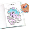Tara Toy - My Little Pony Glitter Sparkle Activity Set - Unleash Creativity with Stickers, Coloring, and More, Portable Playset Holiday Gift for Kids, Designed for Fun and Learning, for Kids Ages 3+