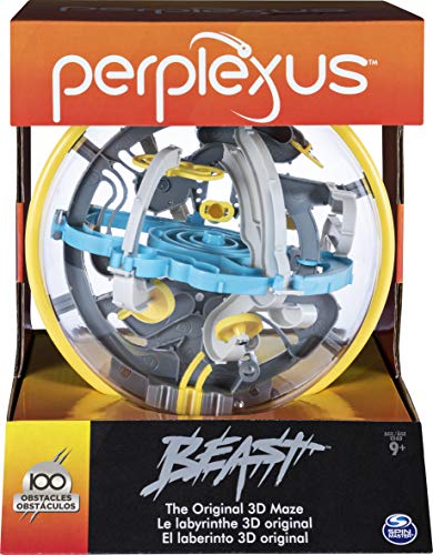 Perplexus Beast 3D Gravity Maze Game Brain Teaser Fidget Toy Puzzle Ball, Anxiety Relief Items | Cool Stuff, Sensory Toys for Kids & Adults Ages 9+