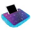 3C4G THREE CHEERS FOR GIRLS - Celestial Deluxe Fur Lap Desk - Portable Lap Pillow Desk for Kids with Media Slot - 12 x 16.9 Lap Desk for Laptop, Tablets, & Notebooks