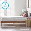 Linenspa 2 Inch Mattress Topper -Cover Twin -Cover Only -Machine Washable - Breathable - Non Slip -Cover for Mattress Topper with Zipper - Topper -Cover Only White
