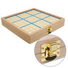 Andux Sudoku Board Box 3-in-1 Wooden Number Place Toy SD-03 (Blue)