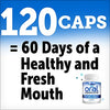 Oral Complete, Dental Probiotics, Bad Breath Treatment Halitosis Tonsil Stone Removal, 120 capsules