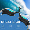 ZIONOR Swim Goggles, G1 Polarized Swimming Goggles UV Protection Leakproof Anti-fog Adjustable Strap for Adult Men Women (Polarized Mirror Gold Lens)