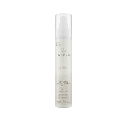 Awapuhi Wild Ginger by Paul Mitchell Styling Treatment Oil, Dry-Touch, Leave-In Formula, For All Hair Types, 5.1 fl. oz.