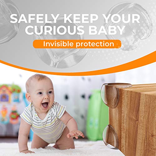 Corner Protector Baby (20 Pack +Gift) Baby Proof Corner Guards - Furniture Corner Protectors Child Safety with Pre-Applied Adhesive - Table Corner Protectors for Kids Proofing Coffee Table Bumpers