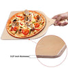 G.a HOMEFAVOR Premium Natural Wood Pizza Peel 12 inch, Large Pizza Paddle Spatula, Cutting Board for Baking Homemade Pizza and Bread - Set of 2