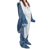 Shark Blanket Hoodie Adult, Wearable Shark Blanket, Shark Sleeping Bag, Soft Cozy Warm Flannel Hoodie, Shark Blanket Onesie