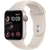 Apple Watch SE (2nd Gen) (GPS + Cellular, 40mm) - Starlight Aluminum Case with Starlight Sport Band, S/M (Renewed)