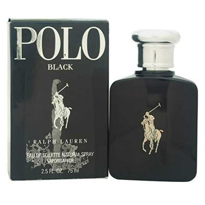 Ralph Lauren Polo Black for Men 2.5 oz Eau de Toilette Spray