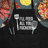 Miracu Funny Apron for Men, Women - Funny Dad Gifts, Funny Gifts for Dad - Christmas, Birthday, Grilling Gifts for Men, Boyfriend Husband Brother Mom - Cooking BBQ Grilling Aprons for Men, Chef Gifts
