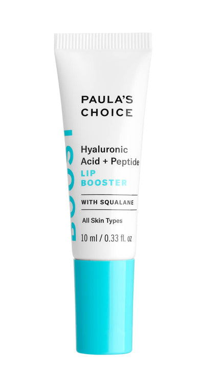 Paula's Choice BOOST Hyaluronic Acid + Peptide Lip Booster, Hydrating Treatment for Lip Volume, Loss of Firmness & Fine Lines, with Squalane, Fragrance-free & Paraben-free, 33 Fluid Ounces