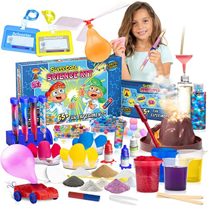 65 Science Experiments Kit for Kids - Gift for Kids Ages 5-7, 6-8, 8-12