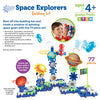 Learning Resources Gears! Gears! Gears! Space Explorers Building Set, 77 Pieces, Ages 4+, Gears & Construction Toy, STEM Toys, Gears for Kids