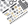 KonHaovF 116PCS Gear and Axle Set for Technic Parts Compatible with with Major Brand Technic Parts, DIY Gears Assortment Pack(Gears Pins Axles Differential New) for Technic Building Blocks Set