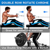 Yes4All Double D Row Handle Cable Attachment for Weight Workout, Cable Machine Accessories for Home Gym