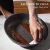 SENSARTE Nonstick Frying Pan Skillet, Swiss Granite Coating Omelette Pan, Healthy Stone Cookware Chef's Pan, PFOA Free (8/9.5/10/11/12.5 Inch) (8 Inch)