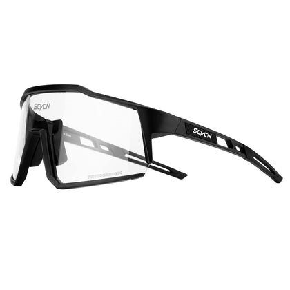 SCVCN Photochromic Cycling Glasses with TR90 Sports Sunglasses Women Men Running Clear MTB Bike Bicycle Accessories 01