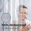 LiBa Bathroom Shower Curtain Liner - Waterproof Plastic Shower Curtain Premium PEVA Non-Toxic Shower Liner with Rust Proof Grommets Clear 8G Heavy Duty Bathroom Accessories 36x72