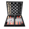 3 in 1 Chess Checkers Backgammon Set, KAILE Magnetic Chess Travel Magnet Chess with Folding Case 13