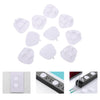 HONMEET 24pcs Home Wall Safety Electric Clear Prong Plugs Kids Supplies Caps Power Plastic Proof Childproof Protectors Plug UK Insulation Child Office Equipment Baby Proofing Electrical