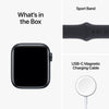 Apple Watch SE (2nd Gen) (GPS + Cellular, 40mm) - Midnight Aluminum Case with Midnight Sport Band, S/M (Renewed)
