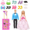 SOTOGO 41 Pieces Doll Clothes and Accessories for 12 Inch Boy Doll Include Doll Clothes/Casual Clothes/Career Outfits/Jacket Pants Tops, 6 Pairs Shoes and 5 Pieces Sport Doll Accessories