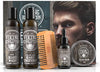 Ultimate Beard Care Conditioner Kit - Beard Grooming Kit for Men Softens, Smoothes and Soothes Beard Itch- Contains Beard Wash & Conditioner, Beard Oil, Beard Balm and Beard Comb- Classic Set