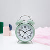FLOITTUY {Loud Alarm for Deep Sleepers) 4'' Twin Bell Alarm Clock with Backlight for Bedroom and Home Decoration(Green)
