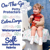 Cadily On-The-Go Disposable Toilet Seat Covers for Kids & Adults: 20 X-Large, Waterproof, Portable, Individually Wrapped Toilet Seat Cover That Completely Covers Any Toilet