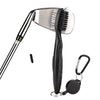 SHENGQIDZ (Select 2 Pack or 1 Pack Golf Club Brush -Must-Have Golf Tool for Cleaning Dirty Clubs