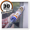 Gorilla Waterproof Caulk & Seal100% Silicone Sealant, 2.8oz Squeeze Tube, White (Pack of 1)
