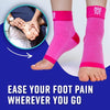 Bitly Plantar Fasciitis for Women & Men Socks Foot & Ankle Compression Sleeve, Nude, M