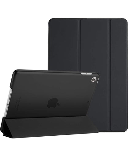 ProCase iPad 10.2 Case iPad 9th Generation 2021/ iPad 8th Generation 2020/ iPad 7th Generation 2019 Case, Slim Stand Hard Back Shell Protective Smart Cover for 10.2 iPad Case -Black