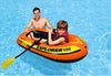 INTEX 58329EP Explorer 100 Inflatable Boat: 1-Person - Dual Air Chambers - Welded Oar Locks - Grab Rope - 120lbs Weight Capacity