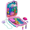 Polly Pocket Dolls & Accessories, 2-In-1 Travel Toy, Koala Purse Playset with 2 Micro Dolls, 1 Toy Car and 5 Animals