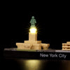 BRIKSMAX Led Lighting Kit for Architecture New York City - Compatible with Lego 21028 Building Blocks Model- Not Include The Lego Set