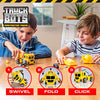 USA Toyz Truck Bots Construction Truck Robots for Kids - 4-in-1 STEM Robot Toy Truck Take Apart Toys for Boys and Girls, 19pc Robot Construction Vehicles Truck Building Toys Kit with Toy Screwdriver