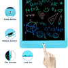 LCD Writing Tablet Doodle Board - 10 Inch Colorful Drawing Board Drawing Tablet,Erasable Reusable Electronic Drawing Pads,Educational Toys Gift for 3 4 5 6 7 8 Years Old Kids Toddler (Blue)