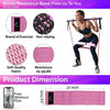 Portable Pilates Bar Kit with Resistance Bands (20, 30, 40, 50 LB) - Guided 8-Week Pilates Bar Kit Plan - Premium Quality Home Equipment 3-Section Pilates Bar with Resistance Bands Full-Body Toning