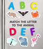 Curious Columbus Animal Magnets - 52 Toddler Magnets For Refrigerator - Fridge Magnets For Toddlers Play with Magnetic Letters - ABC Kid Magnet for Alphabet Learning - Kids Foam Animals A-Z Activities