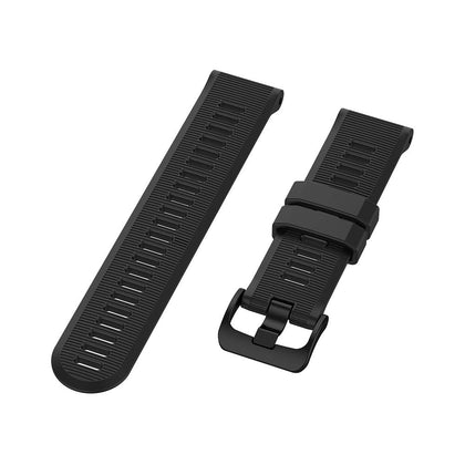 Watchband Compatible with Garmin Forerunner 945 and 935 Replacement Band - Black Silicone Strap (30#)