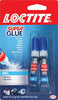 Loctite Super Glue Gel Tube, Clear Superglue for Plastic, Wood, Metal, Crafts, & Repair, Cyanoacrylate Adhesive Instant Glue, Quick Dry - 0.07 fl oz Bottle, Pack of 2