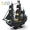 3D Puzzles for Adults - Led Pirate Ship Queen Anne's Revenge - Large 27'' Sailboat Hard Puzzles - Desk Decor House Warming Gifts New Home - Christmas/Anniversary/Wedding/Unique Gifts 2023
