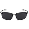 JULI Sports Polarized Sunglasses for Men Women Tr90 Rimless Frame for Running Fishing Golf Surf Driving(Black)