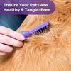 Hertzko Dog Mat Remover - Grooming Comb, Mat Remover for Cats, Dogs, Small Animals - Dematting Tool, Dog Knot Remover Brush for Long Haired Dogs, Short Haired Dogs, and Rabbit Bedding (Small)