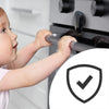 Moonybaby Oven Lock Child Safety, Heat-Resistant, Jet Black